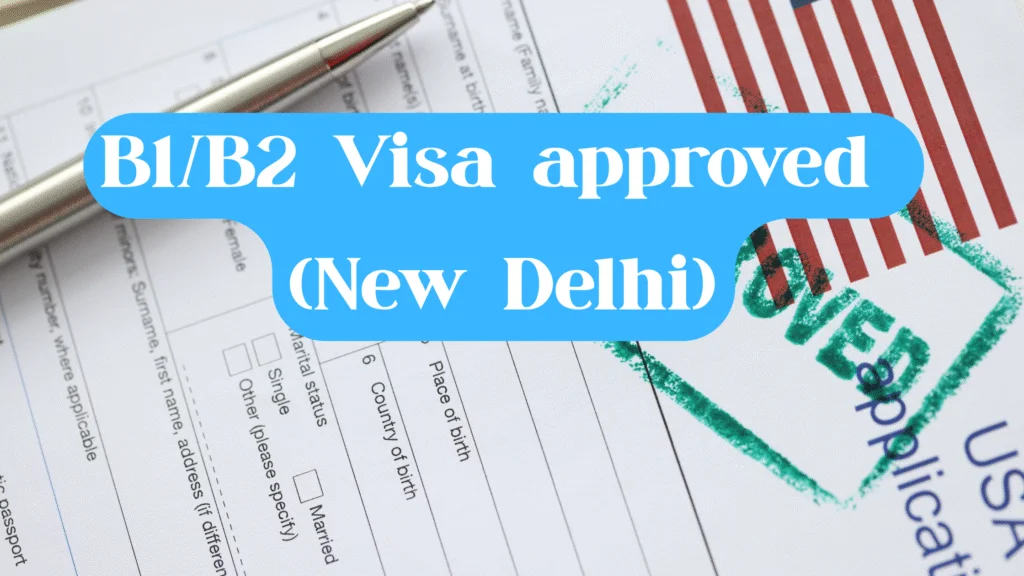 B1/B2 visa approved in New Delhi - applicant interview experience